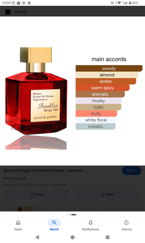 Barakkat Rouge 540 Extrait by Fragrance World