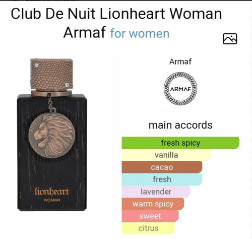 Club de Unit Lionheart Women by Armaf