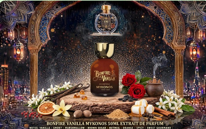 Bonfire Vanilla 50ml Extrait de Parfum by Mykonos